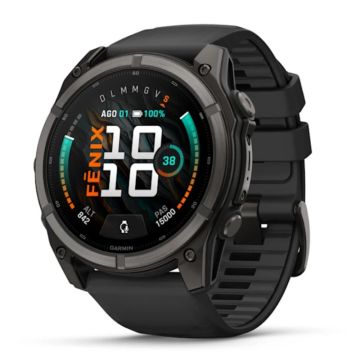 Garmin Fenix 9 amoled 47mm grigio cinturino nero