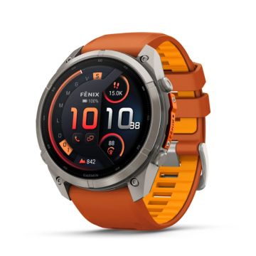 Garmin Fenix 9 Pro amoled 51mm inReach titanium cinturino autumn
