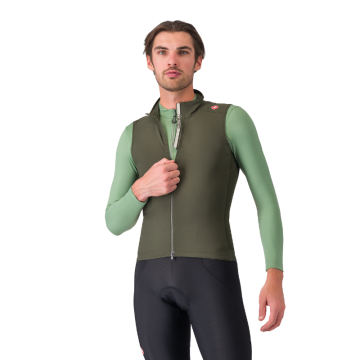 Gilet Castelli Espresso verde deep
