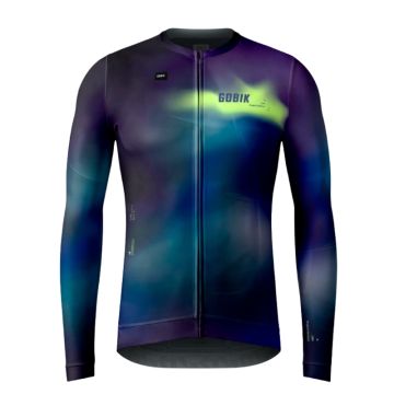 Maglia manica lunga Gobik Vanquish unisex blu/viola majesty