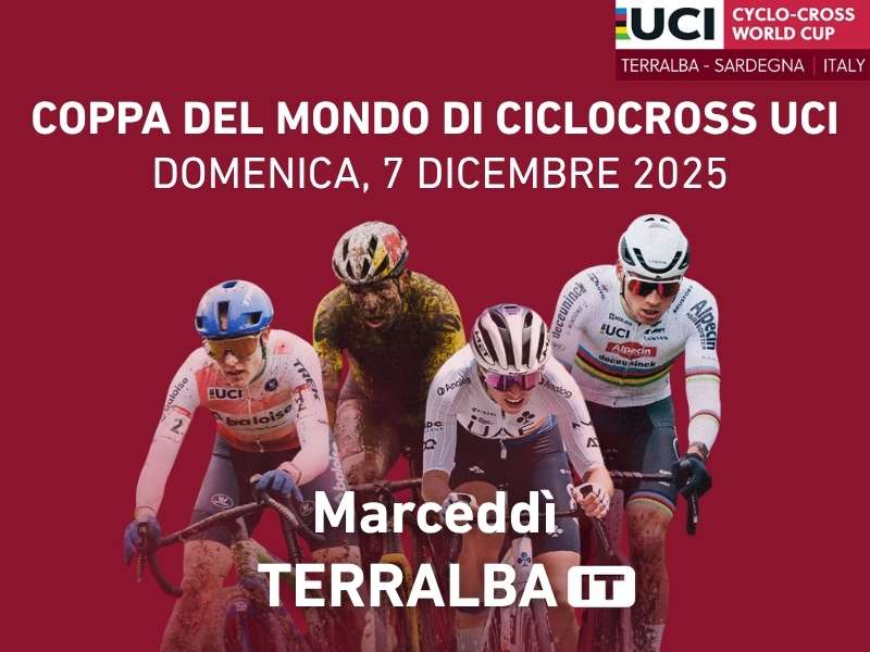 Coppa del Mondo di ciclocross: il 7 dicembre arriva in Italia la tappa di Terralba–Marceddì (Sardegna)